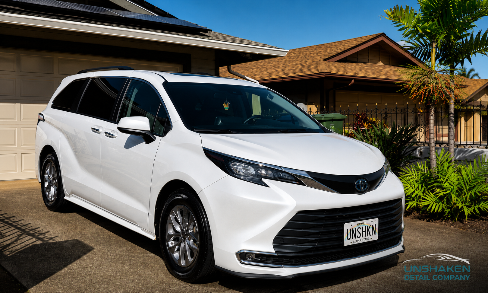 Toyota Sienna after full detail in mililani